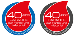 40 Jahre Garantie auf Farbe un Material