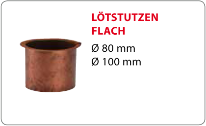 LÖTSTUTZEN FLACH