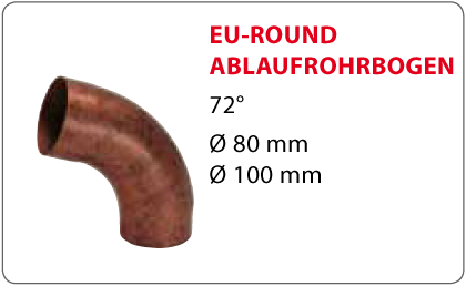 EU-ROUND ABLAUFROHRBOGEN